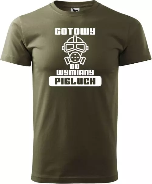 Koszulka dla taty Gotowy do wymiany pieluch